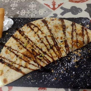 Piadina Nutella Y Avellanas