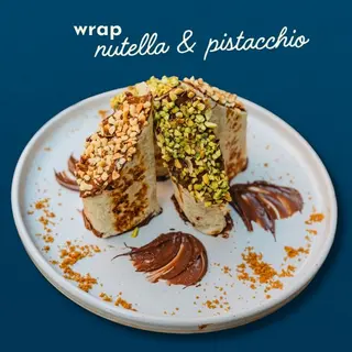 Wrap Nutella e pistacchio