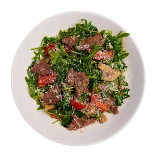 Салат с рукколой и говядиной 