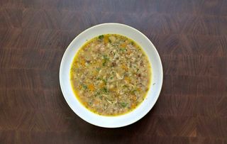 Varivo od gljiva, heljde i Laks karea