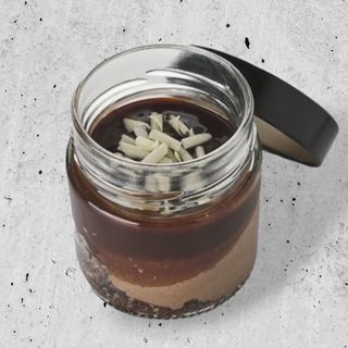 Helado Caliente De Tres Texturas De Chocolate