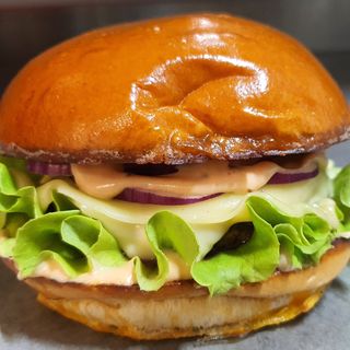 White Portuguese Burger Menu