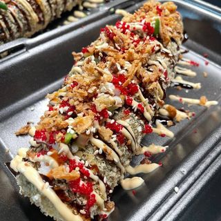 СУШІ ХОТ ДОГ З КРЕВЕТКОЮ 