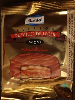 ALFAJOR DE DULCE DE LECHE NEGRO