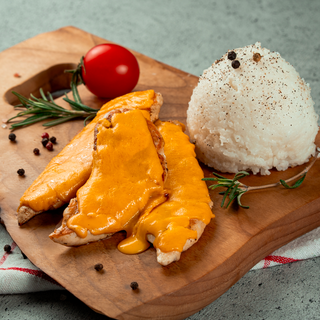 Пилешки филета с чедър (4бр)