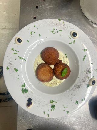Polpette mortadella e provola