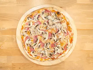 Pizza De Funghi E Prosciutto (33 Cm.)