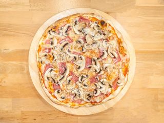 Pizza De Funghi E Prosciutto (33 Cm.)