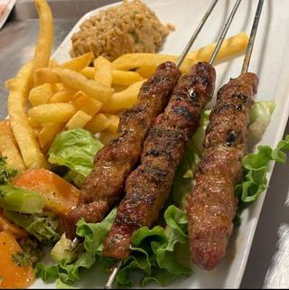 Plat Brochettes Viande Hachée