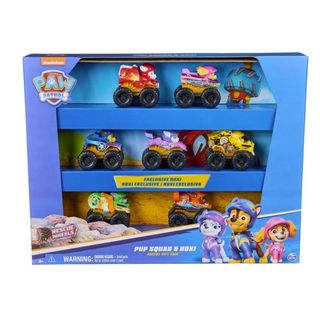 Set 7 vehicule cu figurine Paw Patrol Pup Squad and Roxi [4189479]