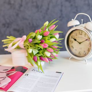 Buchet din 31 lalele multicolore Nr 2