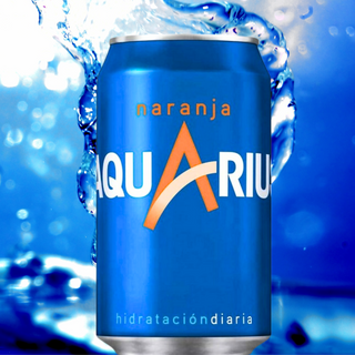 Aquarius Naranja lata 330ml.