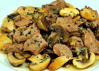 Ternera Con Champiñón