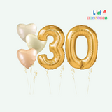 ჰელიუმის ბუშტი ციფრები - 1 მეტრიანი