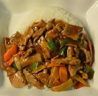 Manzo alla Imperiale e Riso Bianco