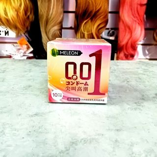 Ws Презерватив 001 Melon Pink - 10 Шт (ребристые)