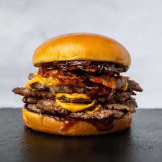 BBQ Bacon burger double double