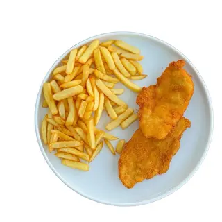 cotoletta e patatine
