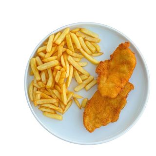 cotoletta e patatine