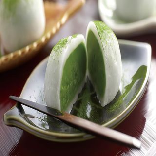 Mochi de té verde