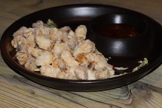 Tempura black cod