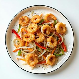 Calamari croccanti al sale e pepe