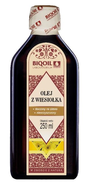 Olej z wiesiołka tłoczony na zimno 250ml BIOOIL