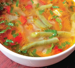 Ciorba de fasole verde de post