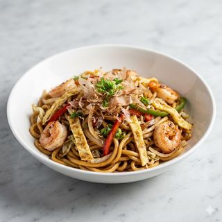 Teppan Yakisoba De Pollo
