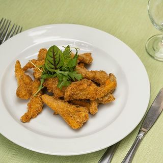 Pleurotus in panko
