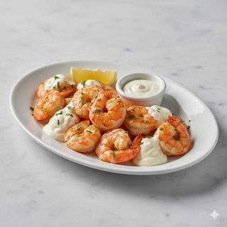 Montadito De Gambas Con Alioli