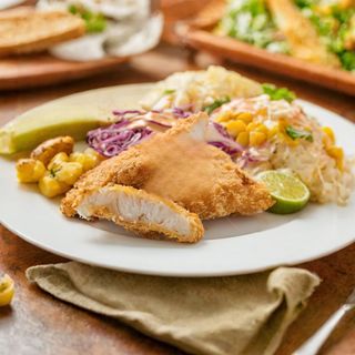 Filete de pescado frito