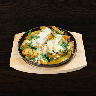 Ziemniaki smażone z mięsem