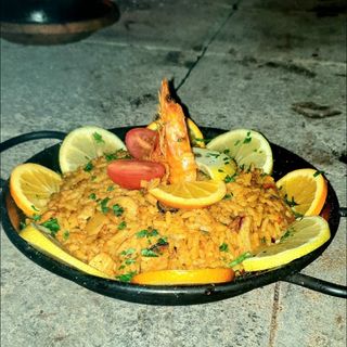 Paëlla Espagnole au feu de bois 