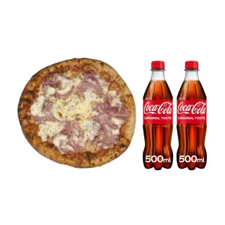 Combo za dvoje pizza Šunka i sir
