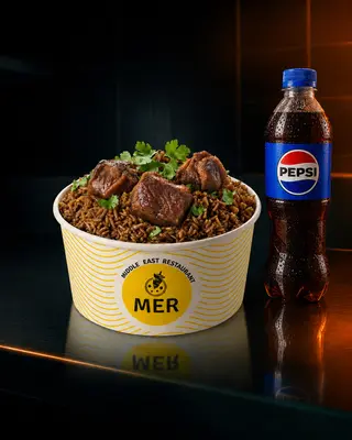 goat pilaou + soda