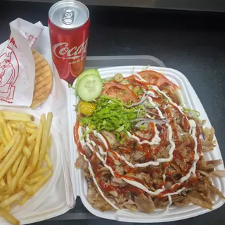 Piatto kebab menù