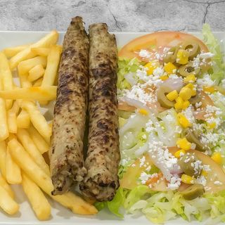 Menu Plato de seekh kebab