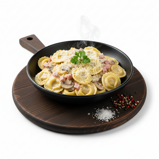 Tortellini alla panna e prossciutto