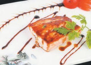 372.Salmone alla piastra