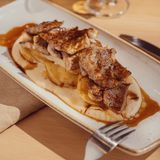 Secreto ibérico con reducción de Pedro Ximénez