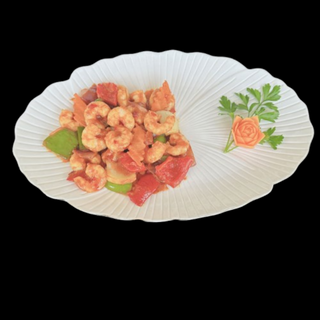 Gambas Con Curry Picante Thai