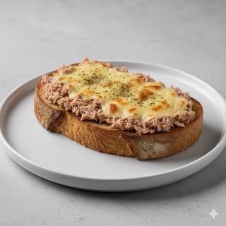 Tostada De Atún Y Queso