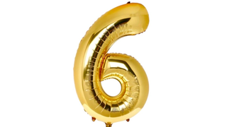 Balon foliowy 92cm złoty 6