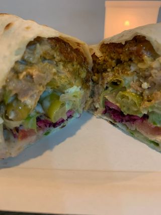 Falafel Con Pan De Pita o Durum