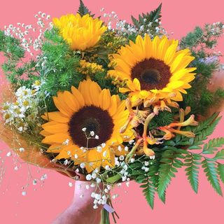 BOUQUET DE 5 GIRASSOIS 