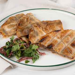 Arayess cu carne si cascaval