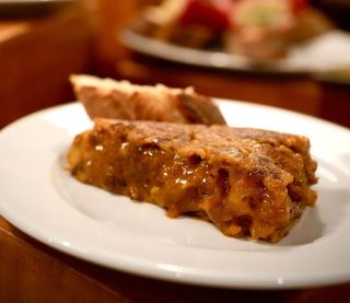 Pintxo de tortilla de patata y cebolla