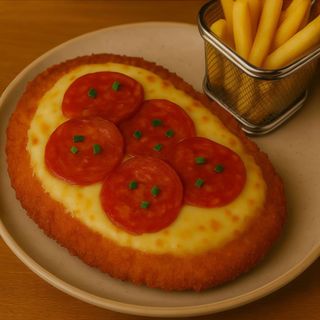 Milanesa de salami picante