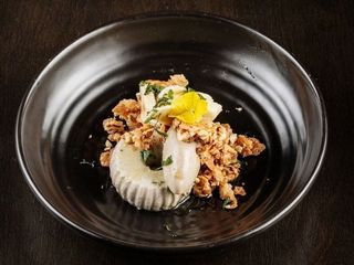 Бананова пана-кота з медовим соусом (275g)